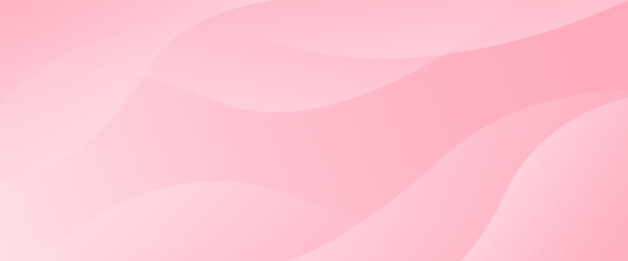 Abstract colorful pink curve background, pink beauty dynamic wallpaper with wave shapes. Template banner background for beauty products, sales, ads, pages, events, web, and others