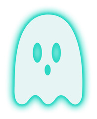 Neon Ghost Illustration