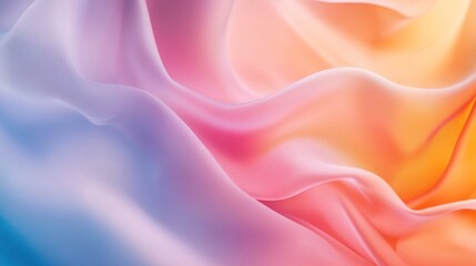 Abstract gradient background with smooth transitions between bright shades Close-up photo with clean background