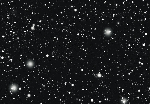 雪、雪の合成用素材
"Snowflakes for Composite"