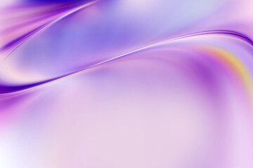 Modern abstract soft light gradient purple hologram dynamic with line wave curve background design for graphic pattern web illustration technology internet network smart digital backdrop wallpaper