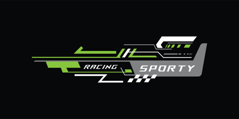 Car decal stripe wrap sticker sport racing graphic