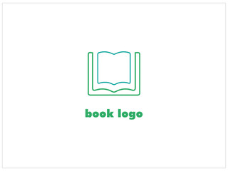 BOOK logo design, vector , icon, illustration, which contain symbol of education . 