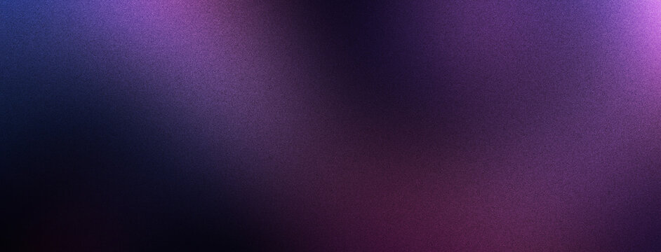 Deep Purple Color Gradient Background with a Grainy Texture