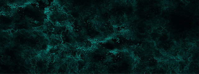 Obraz premium Black and teal pastel smoke abstract beautiful sea grunge with charming texture. Blue deep sea grunge texture vintage background. Deep emerald, green and blue background with stains