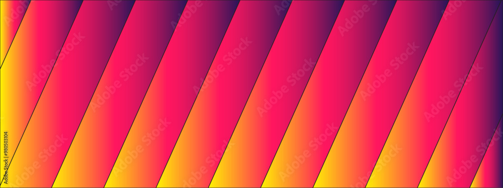 Poster Abstract Curved Wave Gradient in vibrant colorful Modern Vector Illustration with Flowing Lines and Bold Color Transitions for Digital Art, Backgrounds, and Graphic Design Project
