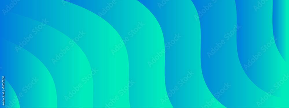 Fototapete Abstract Curved Wave Gradient in vibrant colorful Modern Vector Illustration with Flowing Lines and Bold Color Transitions for Digital Art, Backgrounds, and Graphic Design Project