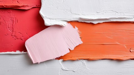 Obraz premium Textured modern art mural wallpaper with mixed surfaces and vibrant colors.