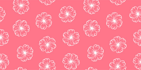 Flower pattern background. vintage flower pattern background. Floral decoration background. Flower Doodle pattern. Flower seamless pattern background. 