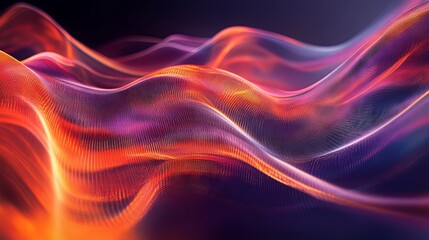 Obraz premium Abstract futuristic lines with a clear area for text 