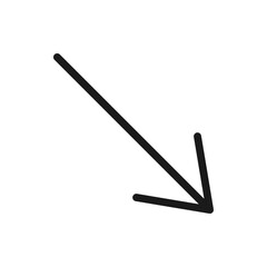 Arrow sign icon