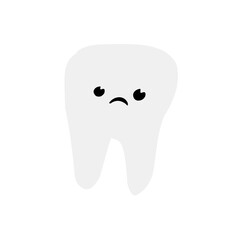 Cartoon teeth vector