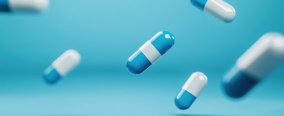 The Capsules in Bright Blue