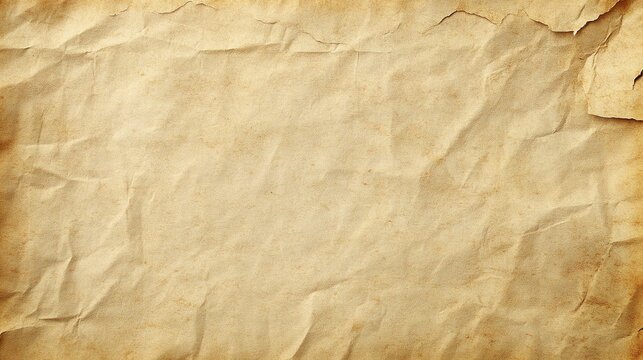 A vintage parchment-style paper with an antique effect, featuring slightly creased edges that mimic the natural aging characteristics of old paper. This piece exudes the charm of an old-time poster 