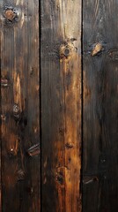 Naklejka premium Rustic wooden texture with an open space for text 