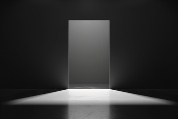 Elegant black gradient backdrop, deep grey studio ambiance, ideal for showcasing product montages or enhancing digital presentations with a sleek, modern aesthetic.