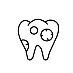 Set of dental icon