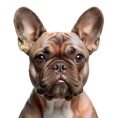 bulldog isolated on white background