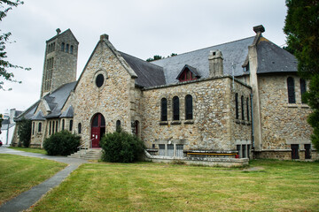 view of Eglise Sainte-Th&eacute;r&egrave;se-de-Keryado, lorient, bretagne, france