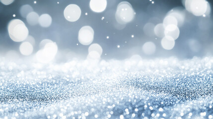 white snow background bokeh white glitter