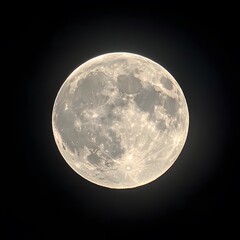 Fototapeta premium Closes up moon in the night