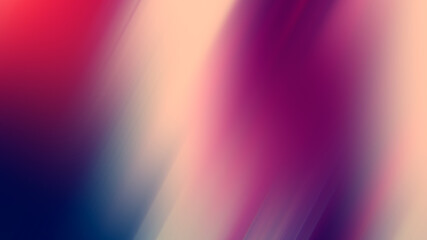 Abstract blurred background, red blue spots and stripes on light.