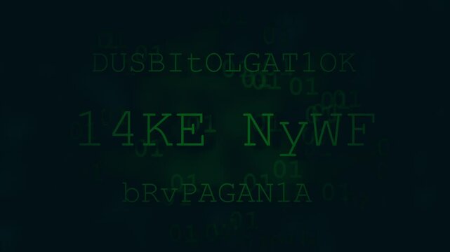 Fake news cipher text