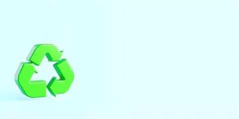 Fototapeta premium Recycling Icon: Sustainable Practices