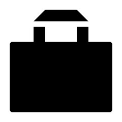 Shopping Bag Glyph Icon Vector