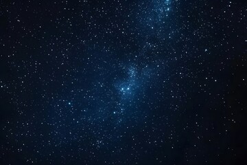 A starry night sky with the Milky Way galaxy