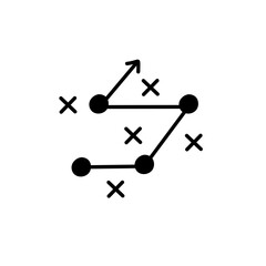 strategy line icon