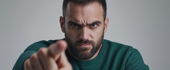 The Man Pointing with Intensity