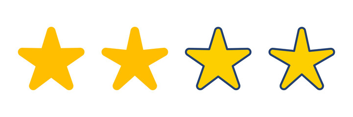 Star Icon vector. rating icon vector. favourite star icon