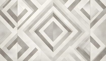 Obraz premium Clean, sharp geometric patterns in neutral tones, giving off a sleek, modern vibe