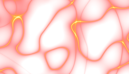Energy lines with transparent gradient background. Elegant yellow and peach colours wavy line on Transparent png overlay background