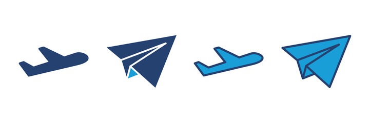 Plane icon vector. Airplane icon vector. Flight transport symbol. Travel illustration. Holiday symbol