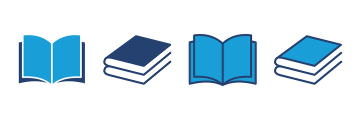 Book icon vector. open book icon vector. ebook icon