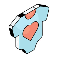Modern design icon of onesie