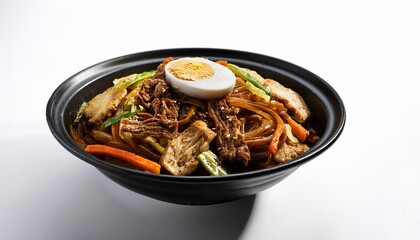 Korean Food, Hwe on white background isolated.