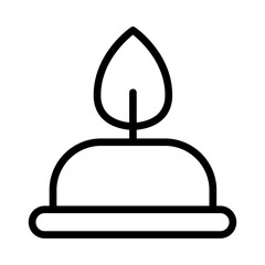 Fototapeta premium Lab candle icon