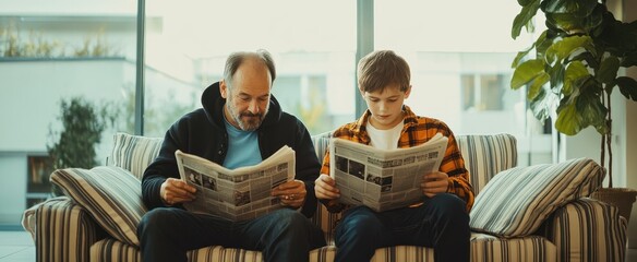 The Family Reading Together