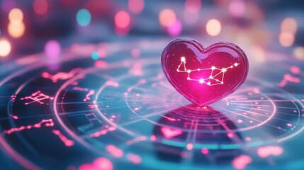 Virtual love, holographic zodiac