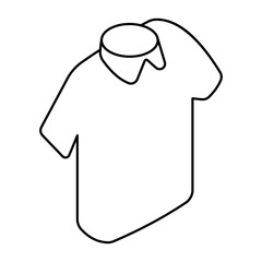 A beautiful design icon of shirt