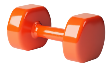 Dumbbell isolated on transparent background
