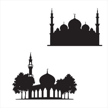 recommend clip art: mosque silhouette