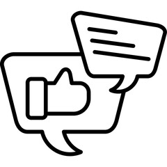 Thumb Up Chat Icon