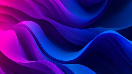 Vibrant abstract waves of pink and blue create a dynamic visual experience for digital backgrounds or art projects.