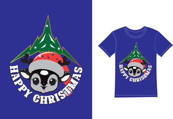 Creative  Christmas T Shirt Design Templated