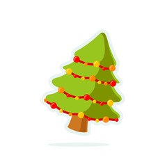 cute-christmas-tree-colorful-decorative-lights-cartoon-vector.eps