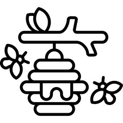 Obraz premium Beehive Icon